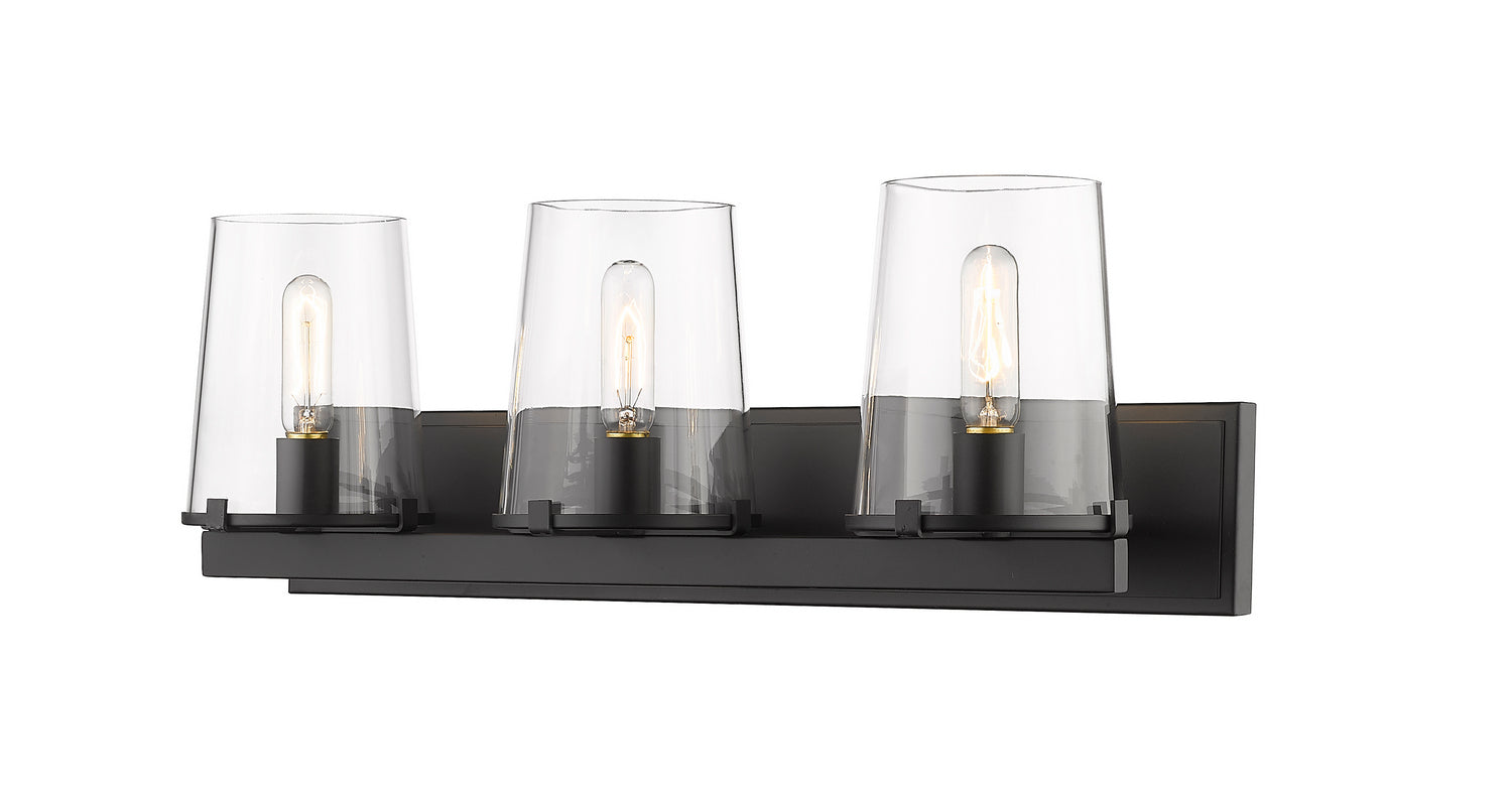 Z-Lite - 3032-3V-MB - Three Light Vanity - Callista - Matte Black