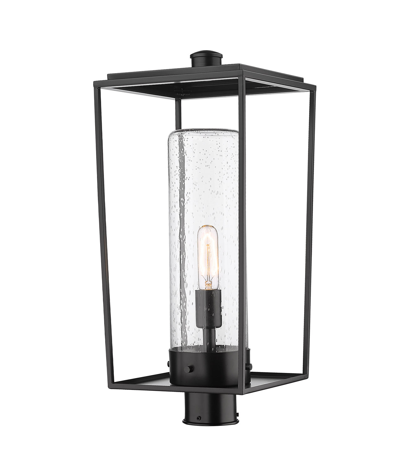 Z-Lite - 594PHBR-BK - One Light Outdoor Post Mount Fixture - Sheridan - Black