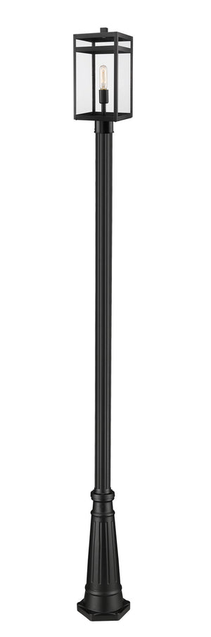 Z-Lite - 596PHMR-519P-BK - One Light Outdoor Post Mounted Fixture - Nuri - Black