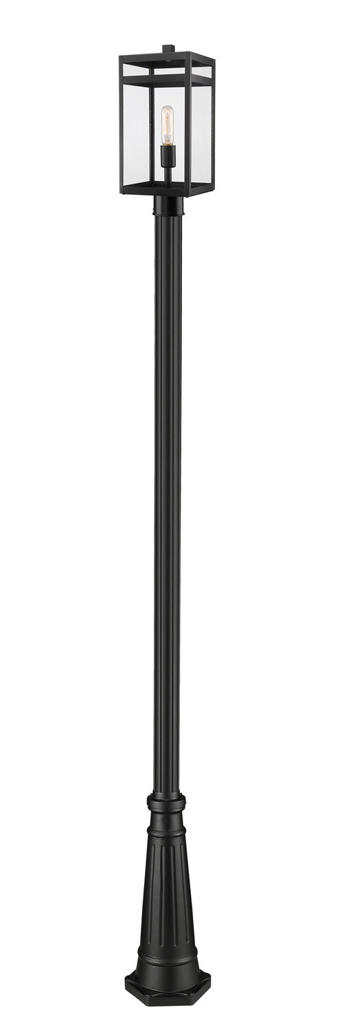 Z-Lite - 596PHMR-519P-BK - One Light Outdoor Post Mounted Fixture - Nuri - Black