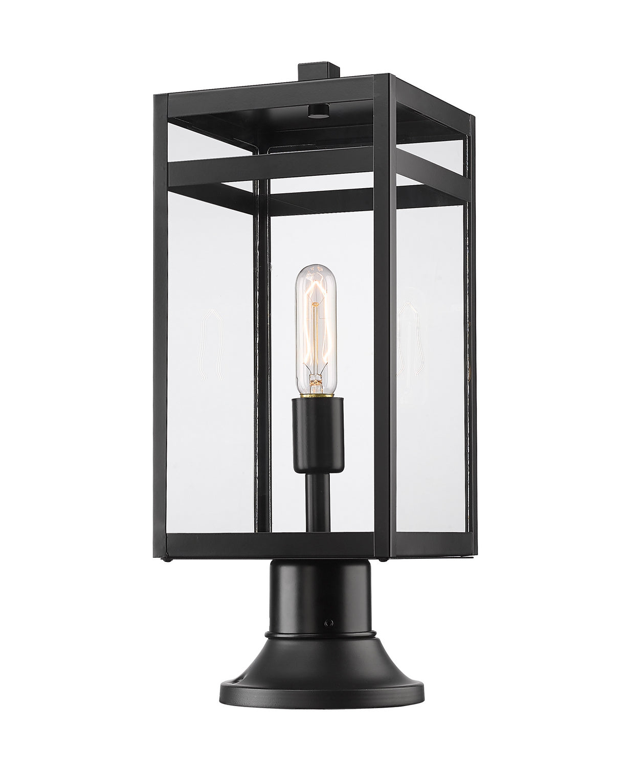 Z-Lite - 596PHMR-553PM-BK - One Light Outdoor Pier Mounted Fixture - Nuri - Black