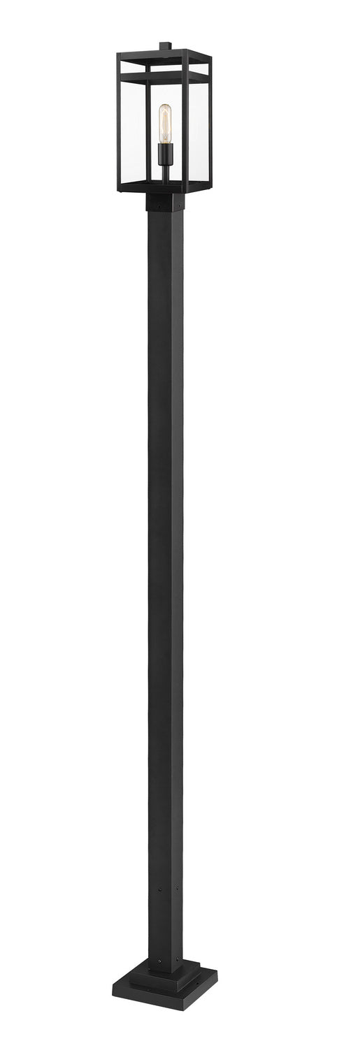 Z-Lite - 596PHMS-536P-BK - One Light Outdoor Post Mounted Fixture - Nuri - Black