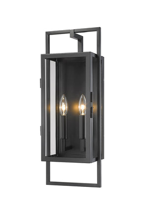 Z-Lite - 598M-BK - Two Light Outdoor Wall Sconce - Lucian - Black