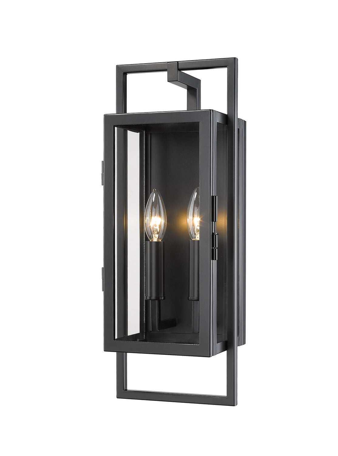 Z-Lite - 598S-BK - Two Light Outdoor Wall Mount - Lucian - Black