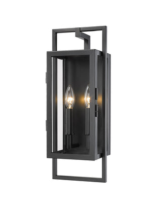 Z-Lite - 598S-BK - Two Light Outdoor Wall Sconce - Lucian - Black