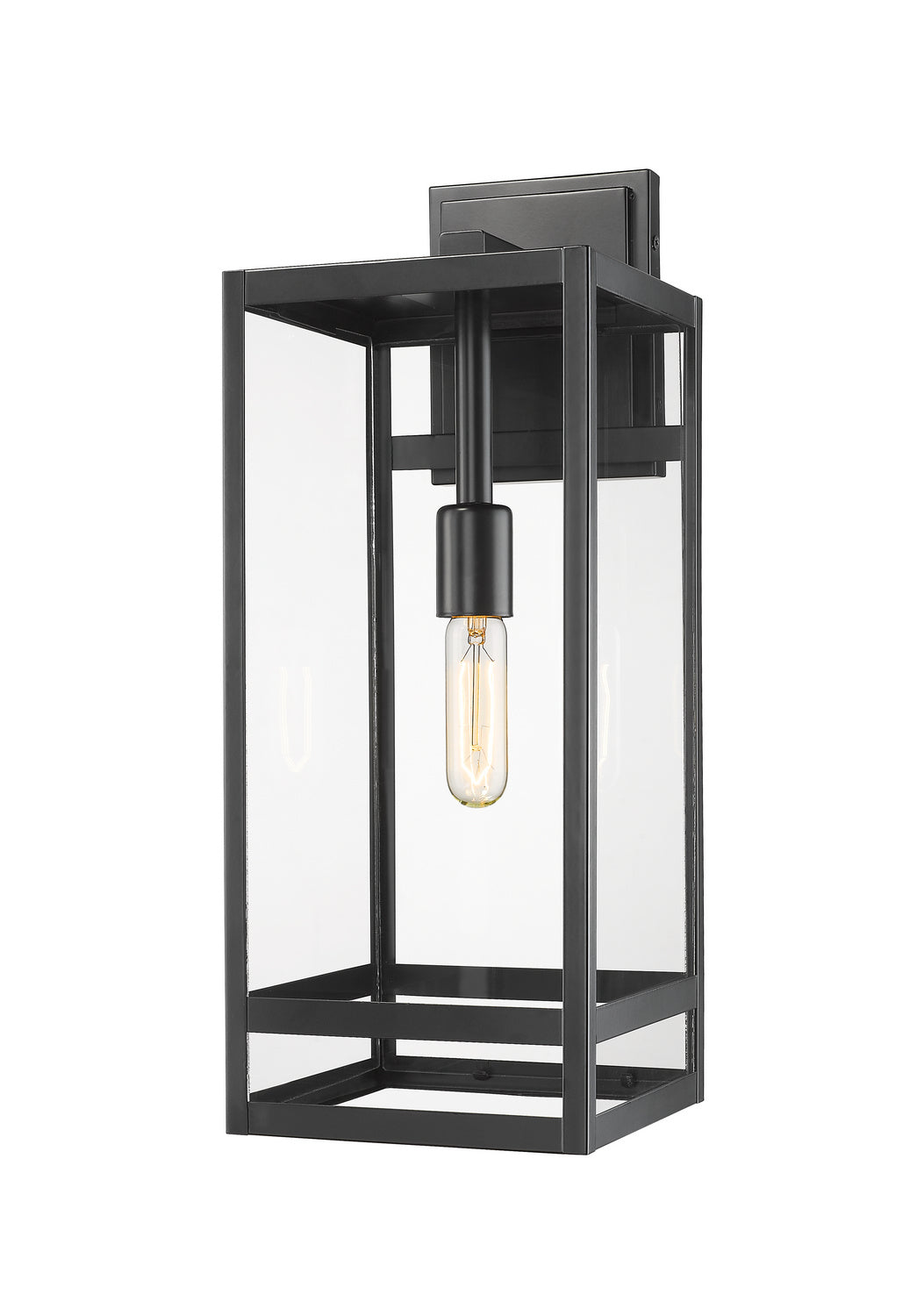 Z-Lite - 596B-BK - One Light Outdoor Wall Light - Nuri - Black