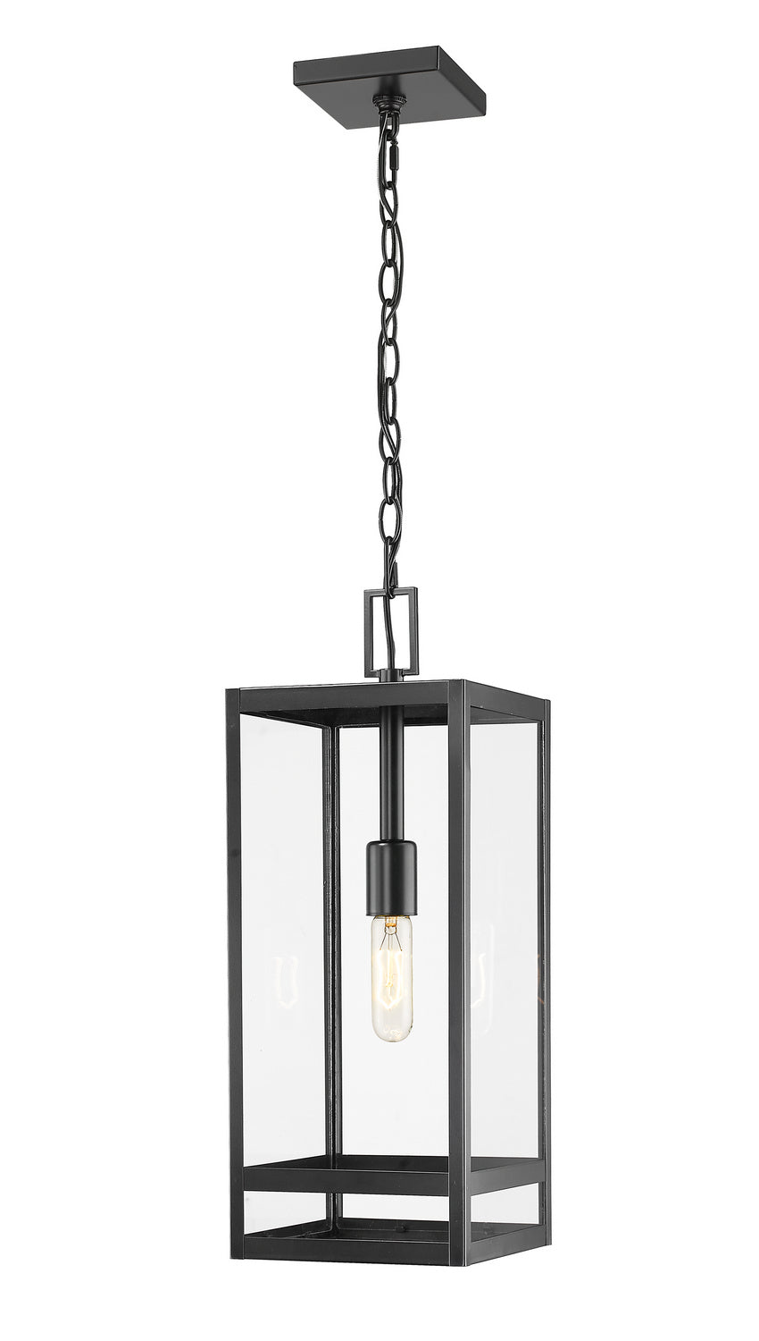 Z-Lite - 596CHB-BK - One Light Outdoor Chain Mount Ceiling Fixture - Nuri - Black