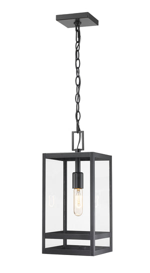 Z-Lite - 596CHM-BK - One Light Outdoor Chain Mount Ceiling Fixture - Nuri - Black