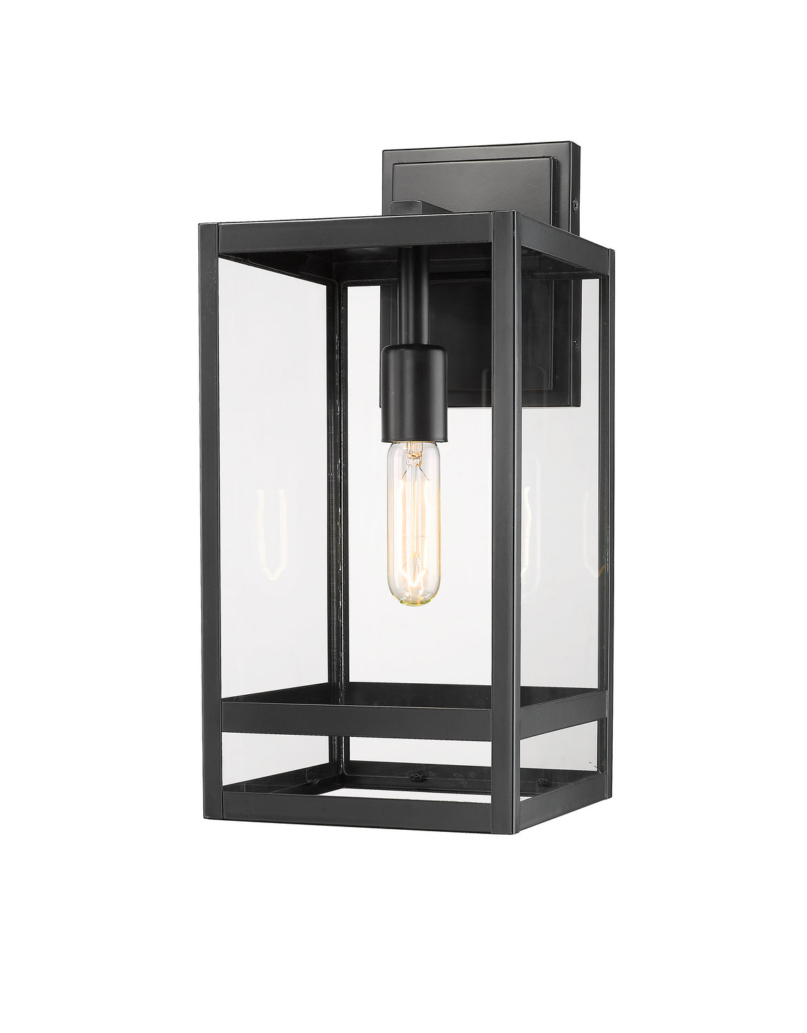 Z-Lite - 596M-BK - One Light Outdoor Wall Light - Nuri - Black