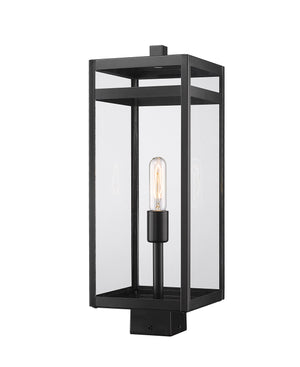 Z-Lite - 596PHBS-BK - One Light Outdoor Post Mount Fixture - Nuri - Black