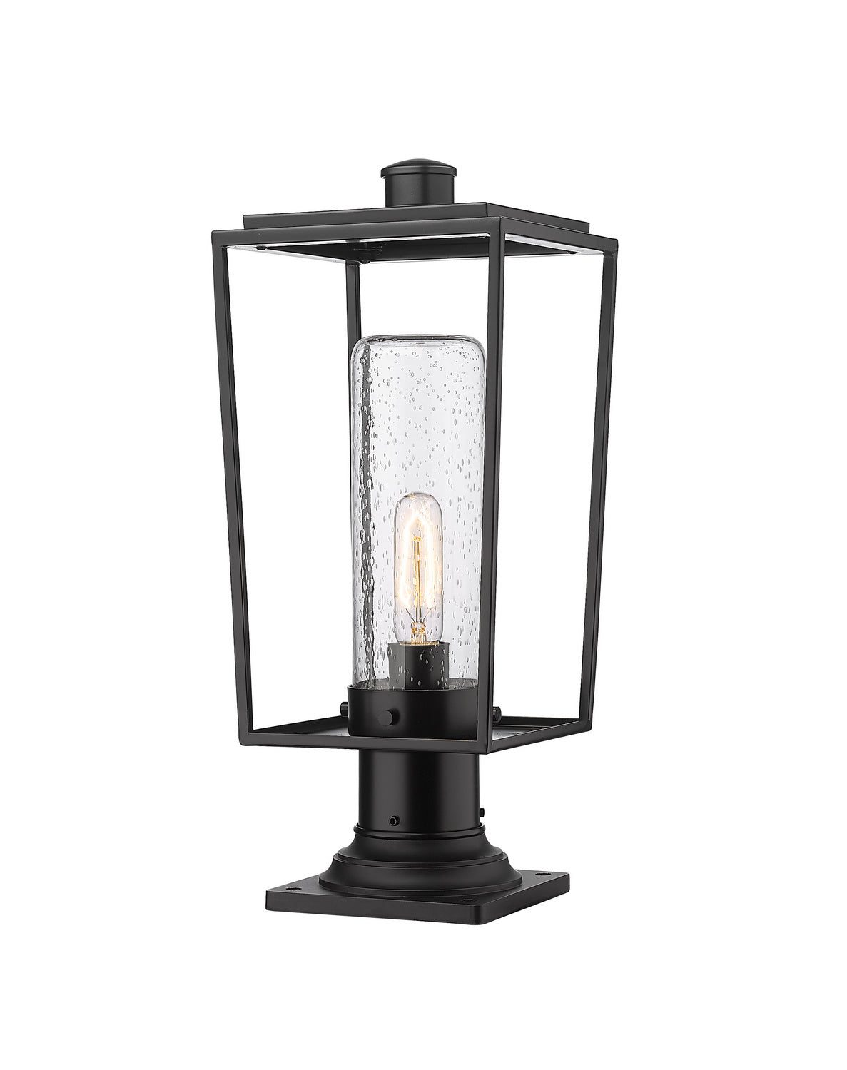 Z-Lite - 594PHMR-533PM-BK - One Light Outdoor Pier Mount - Sheridan - Black