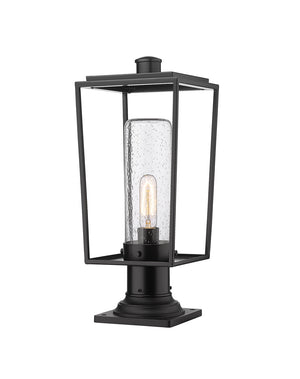 Z-Lite - 594PHMR-533PM-BK - One Light Outdoor Pier Mounted Fixture - Sheridan - Black