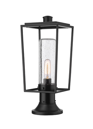 Z-Lite - 594PHMR-553PM-BK - One Light Outdoor Pier Mounted Fixture - Sheridan - Black
