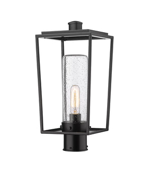 Z-Lite - 594PHMR-BK - One Light Outdoor Post Mount Fixture - Sheridan - Black