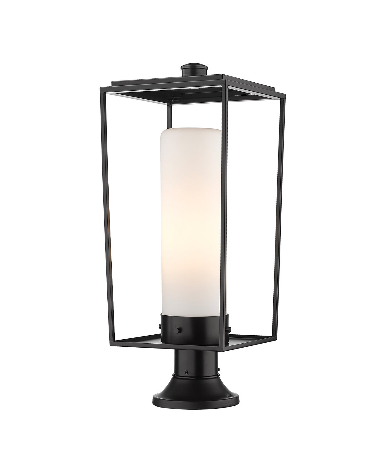 Z-Lite - 595PHBR-553PM-BK - One Light Outdoor Pier Mount - Sheridan - Black