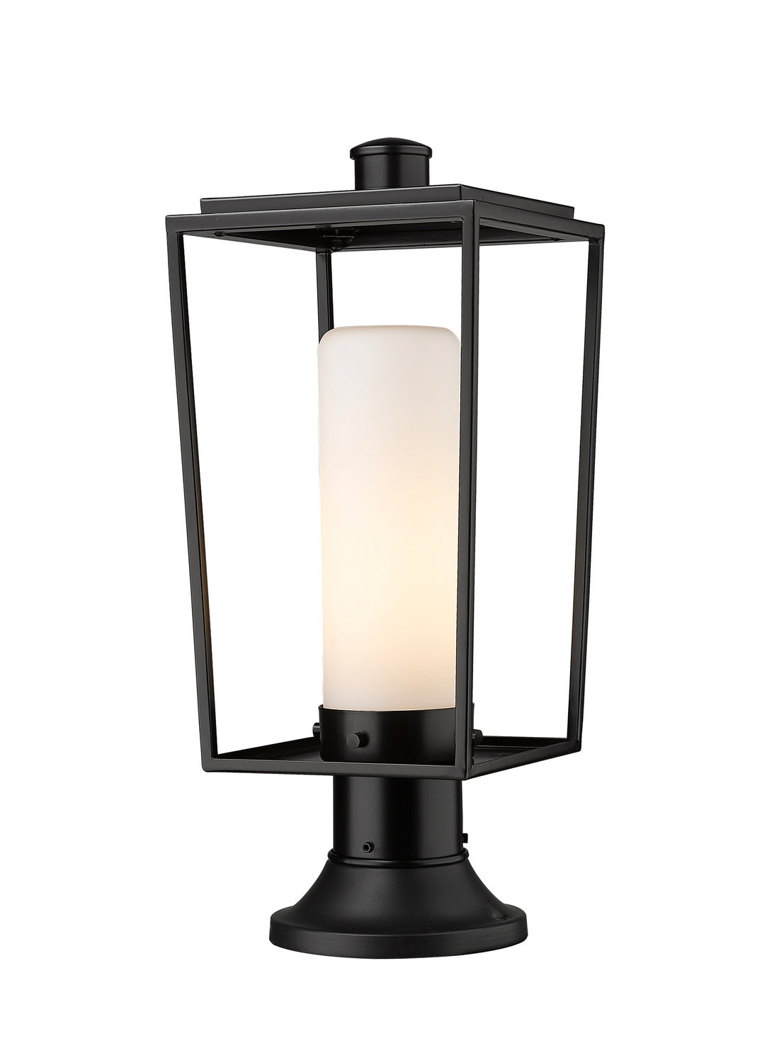 Z-Lite - 595PHMR-553PM-BK - One Light Outdoor Pier Mount - Sheridan - Black