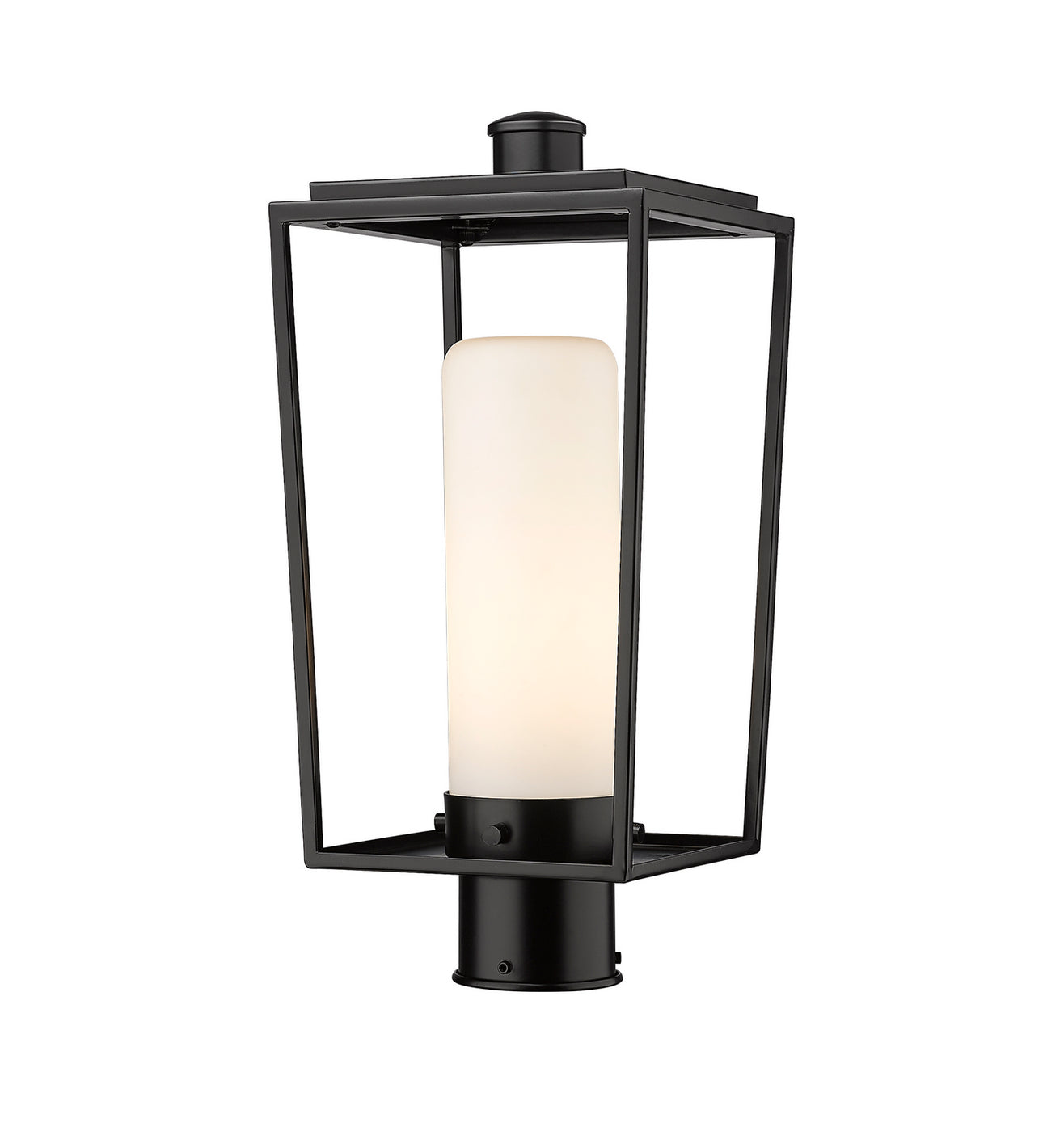 Z-Lite - 595PHMR-BK - One Light Outdoor Post Mount Fixture - Sheridan - Black