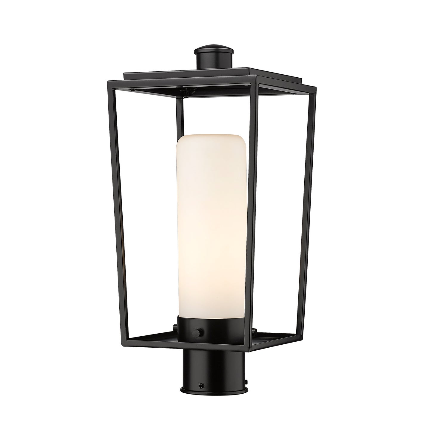 Z-Lite - 595PHMR-BK - One Light Outdoor Post Mount Fixture - Sheridan - Black