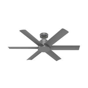 Hunter - 51179 - 52" Ceiling Fan - Kennicott - Matte Silver