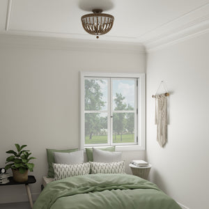Capital Lighting - 9A122A - Three Light Semi-Flush Mount - Handley - Tobacco
