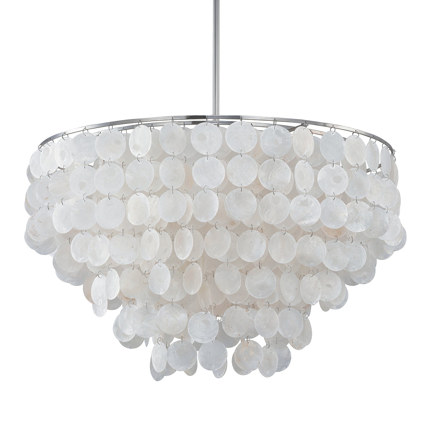 Capital Lighting - 9A175A - Six Light Pendant - Shelby - Polished Nickel