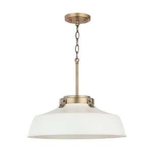 Capital Lighting - 9D330A - One Light Pendant - Oakwood - Warm White