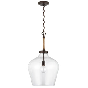 Capital Lighting - 9F370A - One Light Pendant - Boland - Bronze
