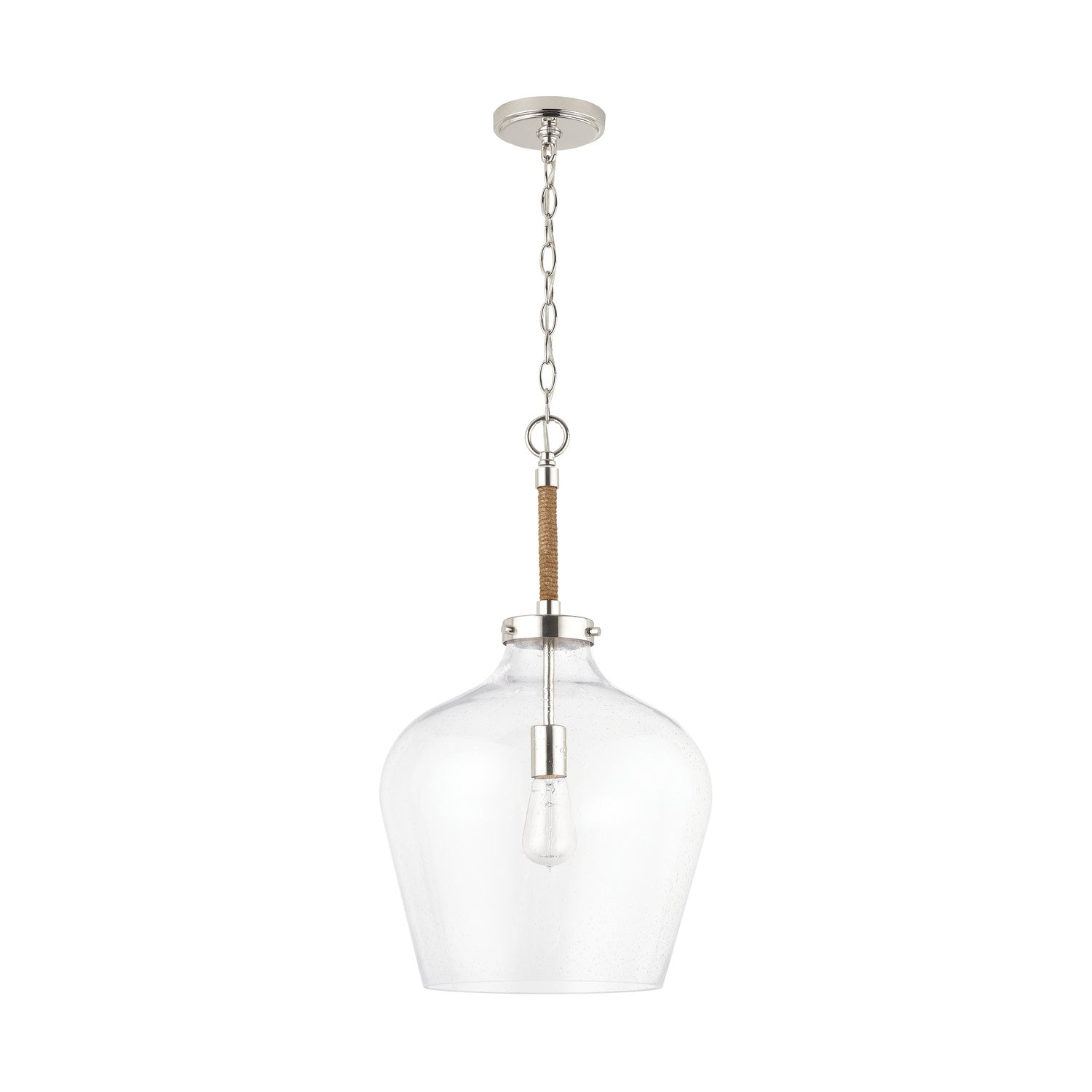 Capital Lighting - 9F371A - One Light Pendant - Boland - Polished Nickel