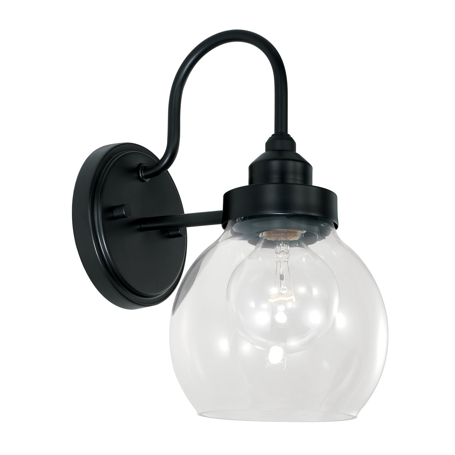 Capital Lighting - AA1014MB - One Light Wall Sconce - Brecken - Matte Black