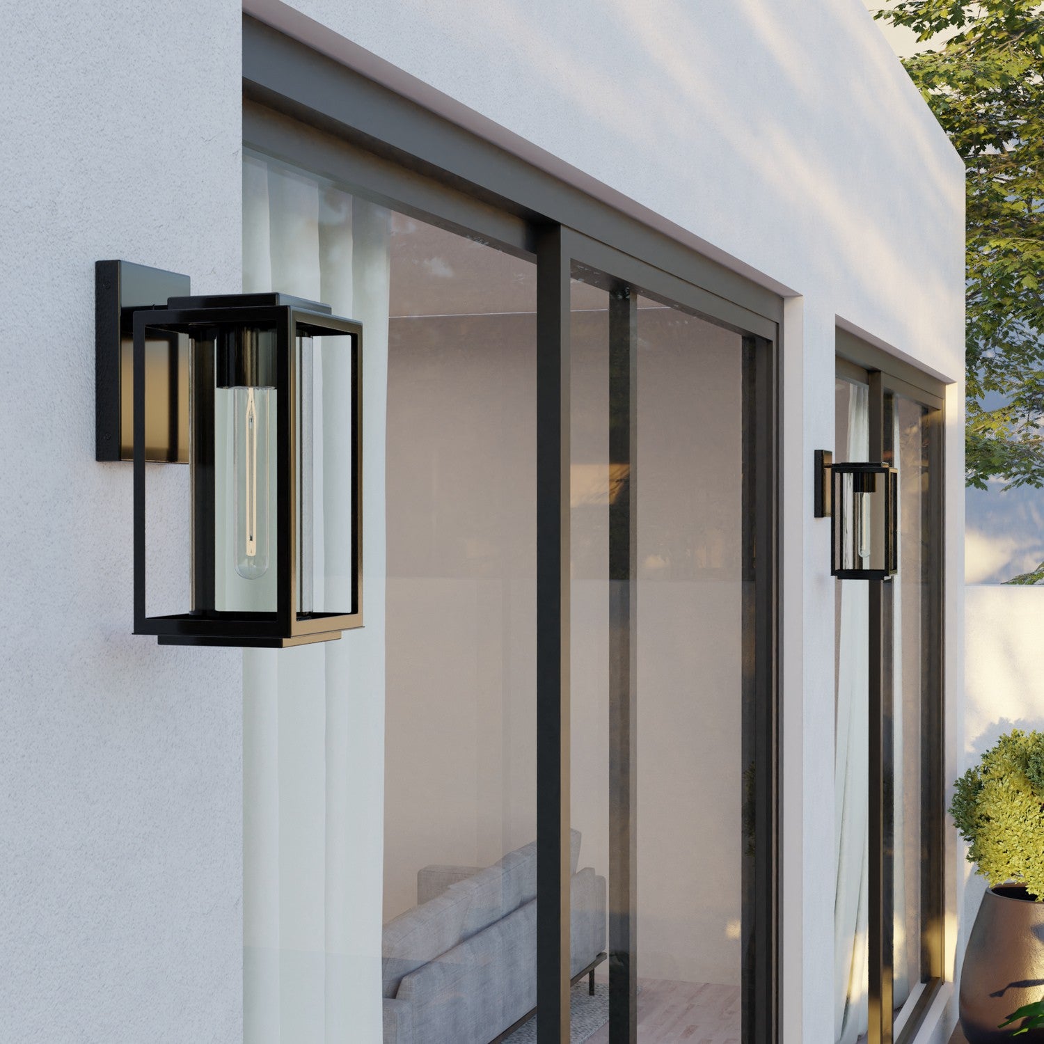 Capital Lighting - AA1018MB - One Light Outdoor Wall Lantern - Kessler - Matte Black