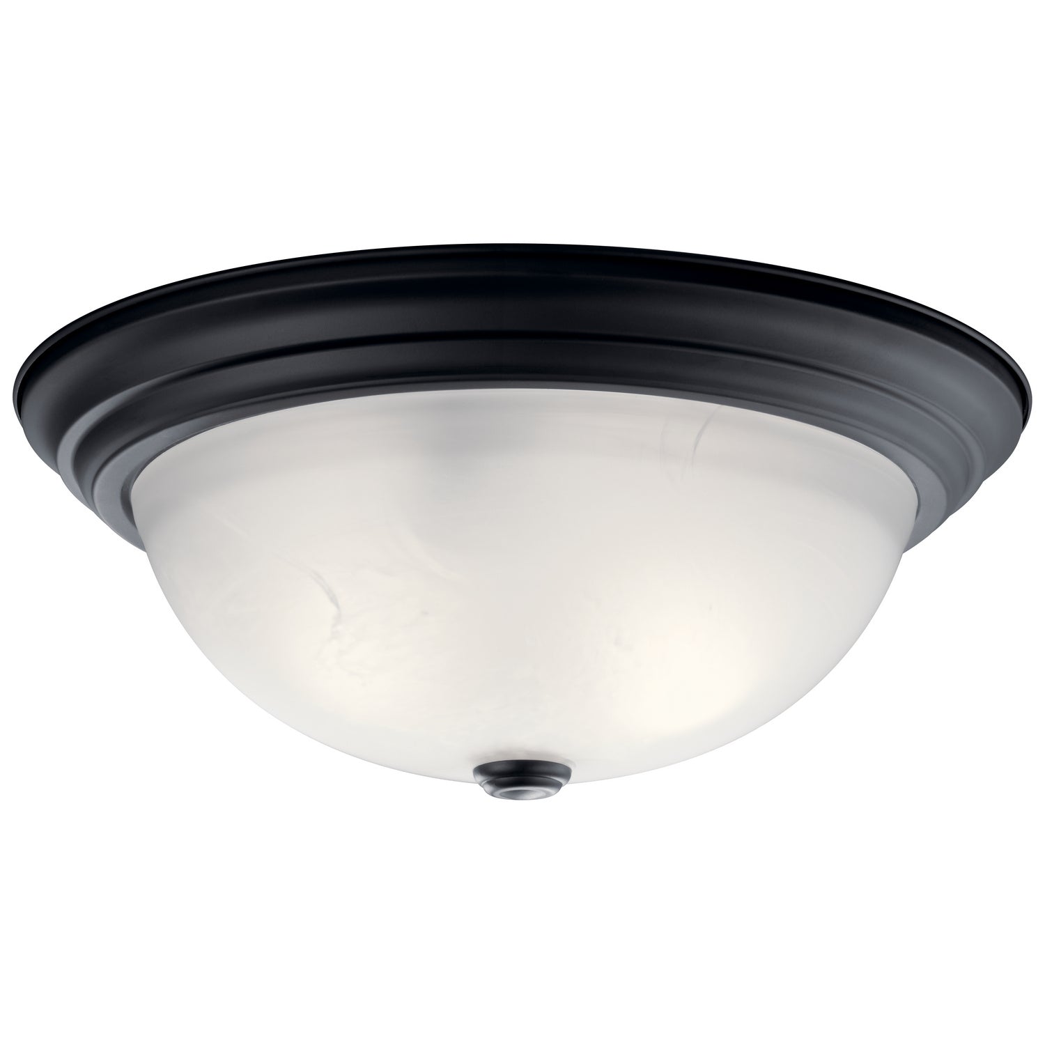 Kichler - 8116BK - Three Light Flush Mount - Black