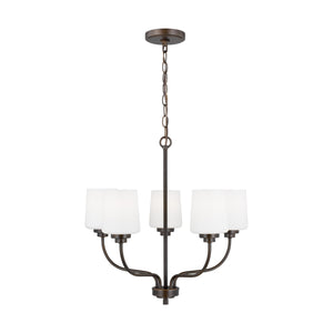 Generation Lighting. - 3102805EN3-710 - Five Light Chandelier - Windom - Bronze