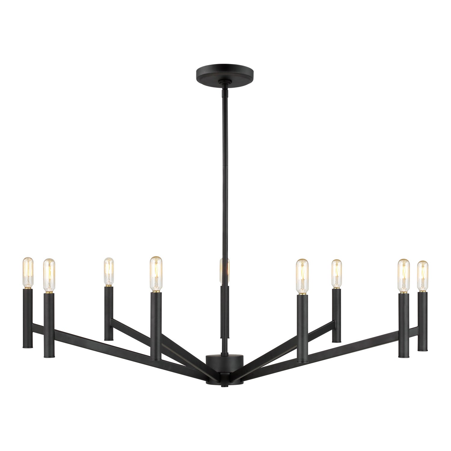 Visual Comfort Studio - 3124309-112 - Nine Light Chandelier - Vector - Midnight Black