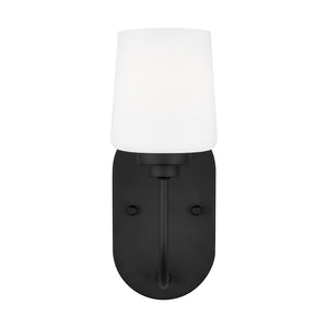 Generation Lighting. - 4102801EN3-112 - One Light Wall / Bath Sconce - Windom - Midnight Black