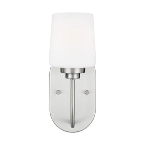 Generation Lighting. - 4102801EN3-962 - One Light Wall / Bath Sconce - Windom - Brushed Nickel