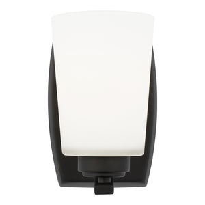 Generation Lighting. - 4128901EN3-112 - One Light Wall / Bath Sconce - Franport - Midnight Black