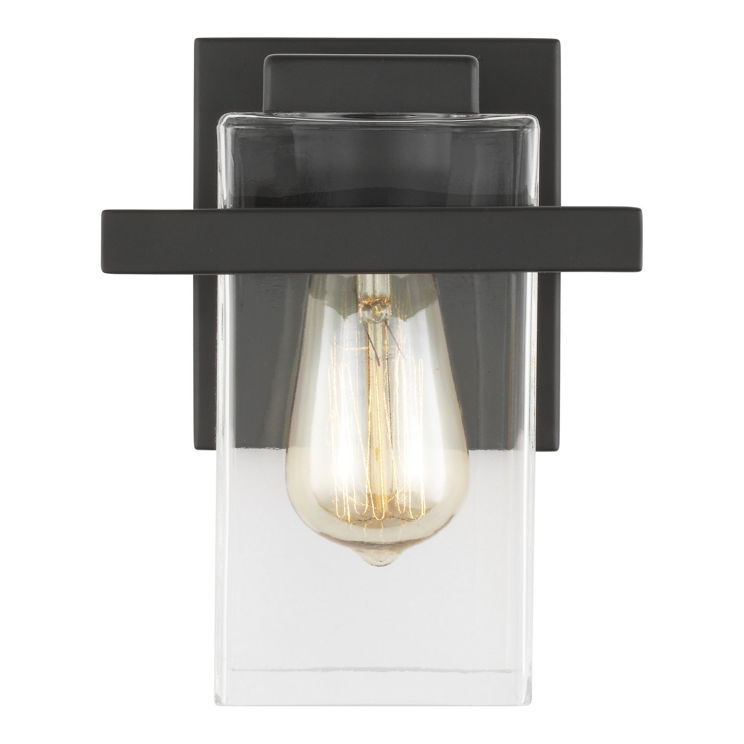 Generation Lighting. - 4141501-112 - One Light Wall / Bath Sconce - Mitte - Midnight Black