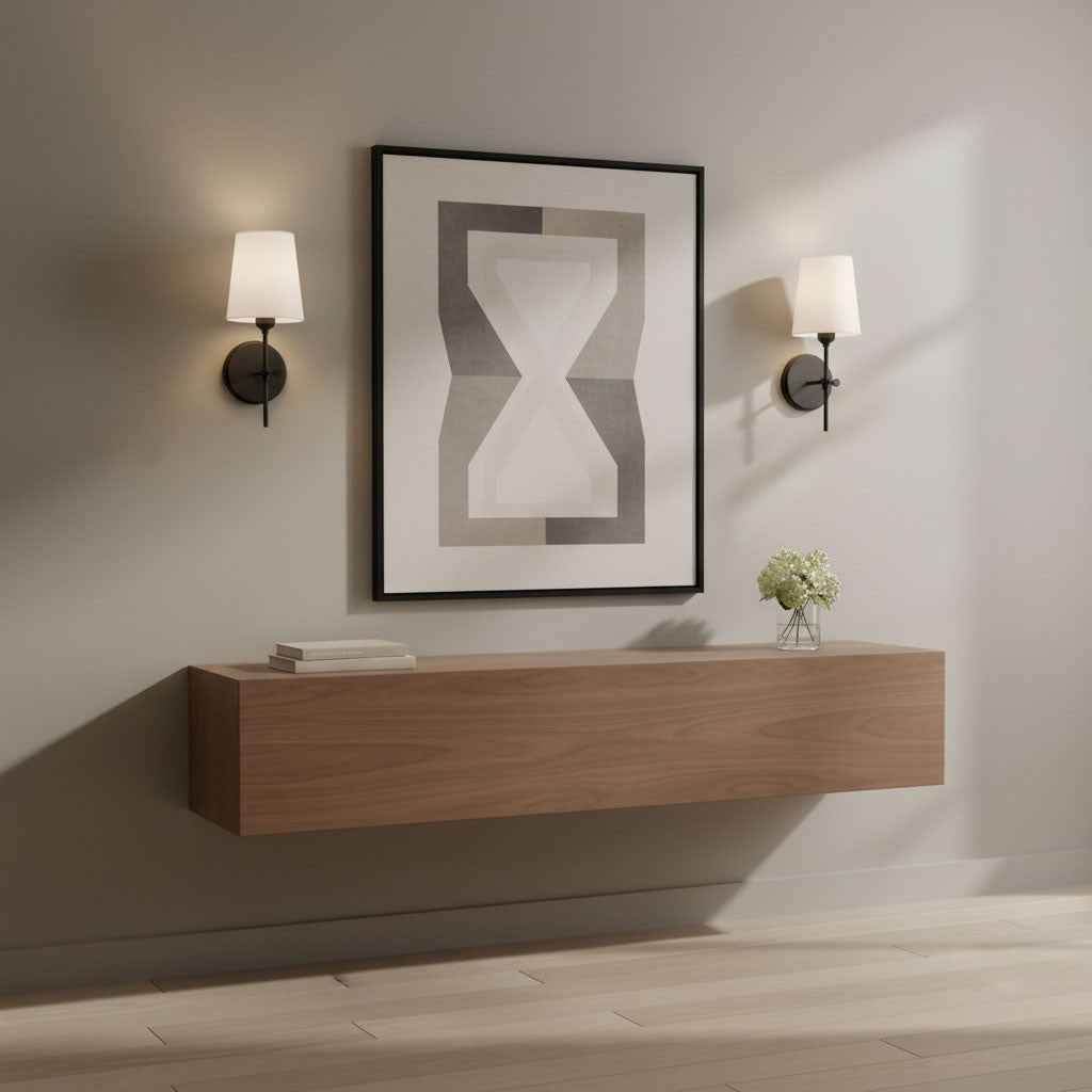 Visual Comfort Studio - 4187201-112 - One Light Wall / Bath Sconce - Baker - Midnight Black
