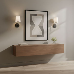 Visual Comfort Studio - 4187201-112 - One Light Wall / Bath Sconce - Baker - Midnight Black