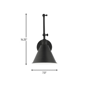Visual Comfort Studio - 4298101-112 - One Light Wall Sconce - Salem - Midnight Black