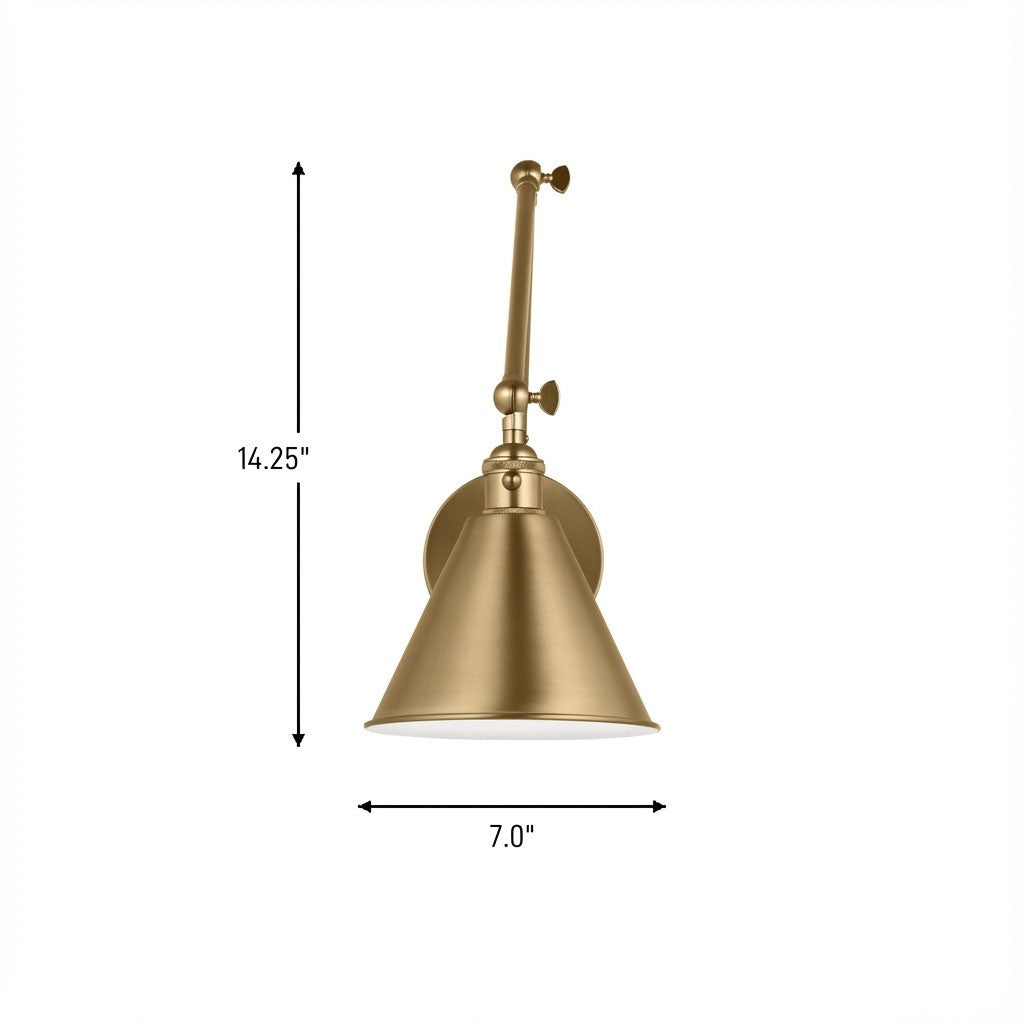 Visual Comfort Studio - 4298101-848 - One Light Wall Sconce - Salem - Satin Brass