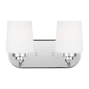 Generation Lighting. - 4402802-05 - Two Light Wall / Bath - Windom - Chrome