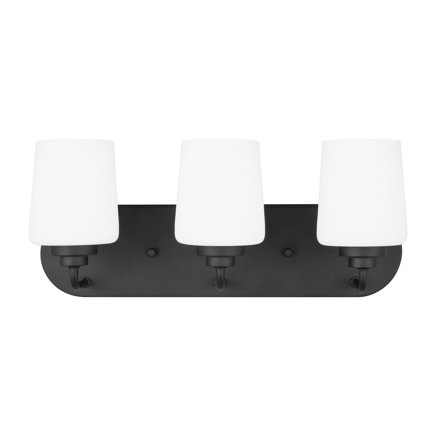 Generation Lighting. - 4402803-112 - Three Light Wall / Bath - Windom - Midnight Black