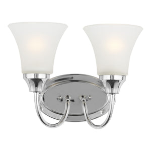 Generation Lighting. - 44806-05 - Two Light Wall / Bath - Holman - Chrome