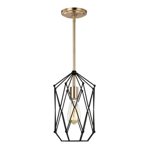 Visual Comfort Studio - 5134101-848 - One Light Lantern - Zarra - Satin Brass