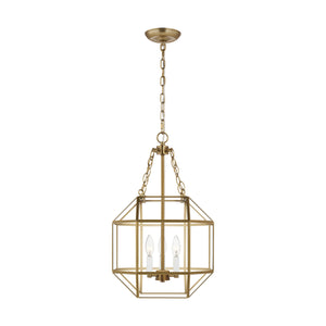 Visual Comfort Studio - 5179403-848 - Three Light Lantern - Morrison - Satin Brass