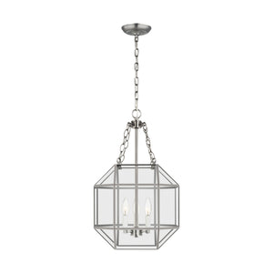 Visual Comfort Studio - 5179403-965 - Three Light Lantern - Morrison - Antique Brushed Nickel