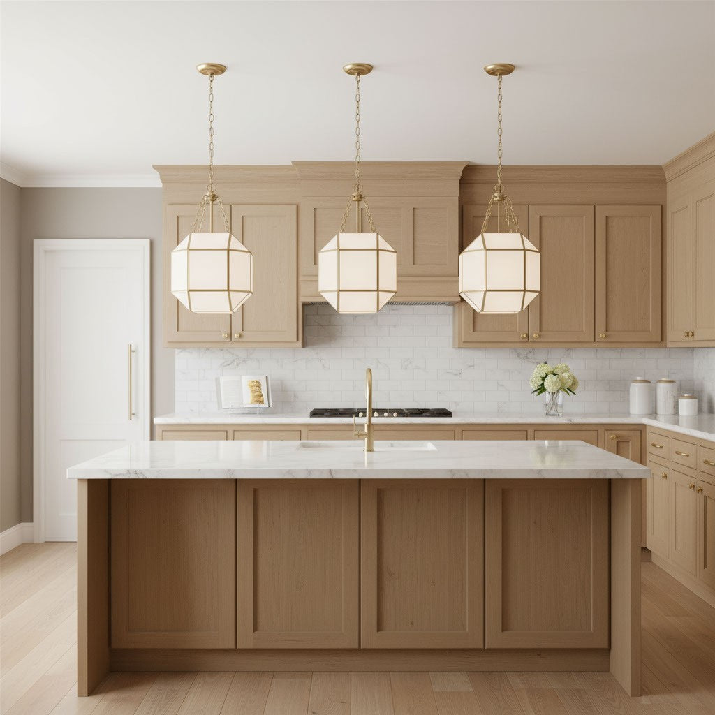 Visual Comfort Studio - 5179453-848 - Three Light Lantern - Morrison - Satin Brass