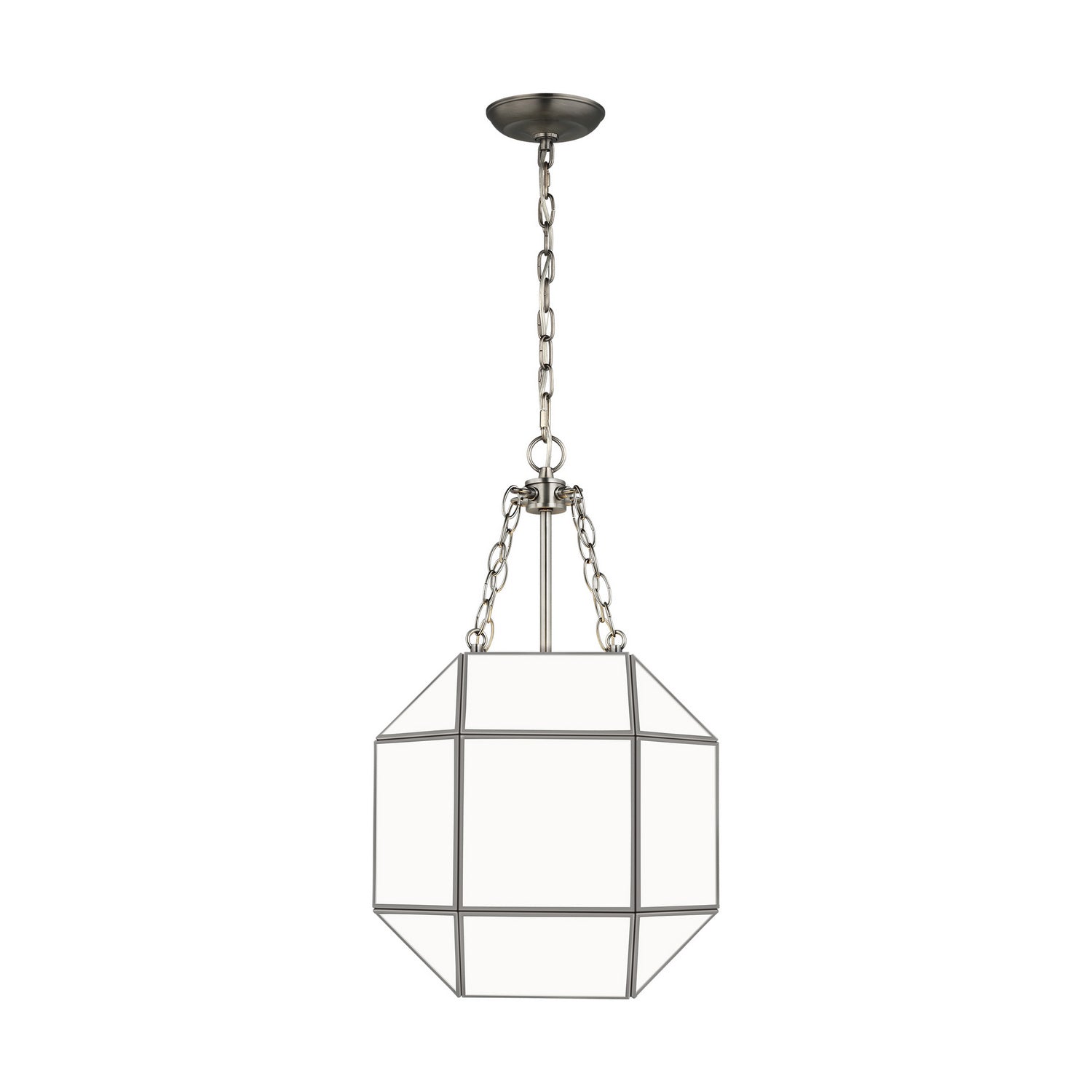 Visual Comfort Studio - 5179453-965 - Four Light Lantern - Morrison - Antique Brushed Nickel