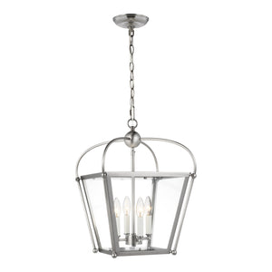 Visual Comfort Studio - 5191004-965 - Four Light Foyer - Charleston - Antique Brushed Nickel